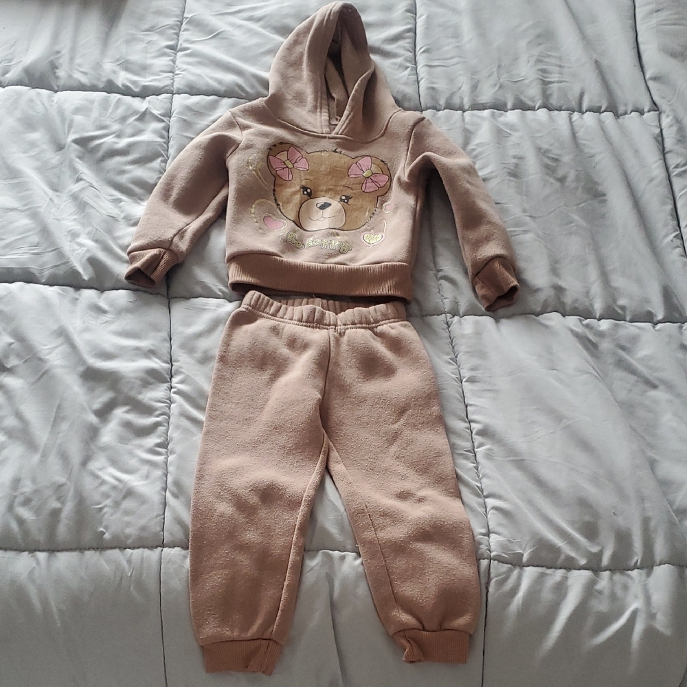 Brown Cozy Elastic Waist Joggers